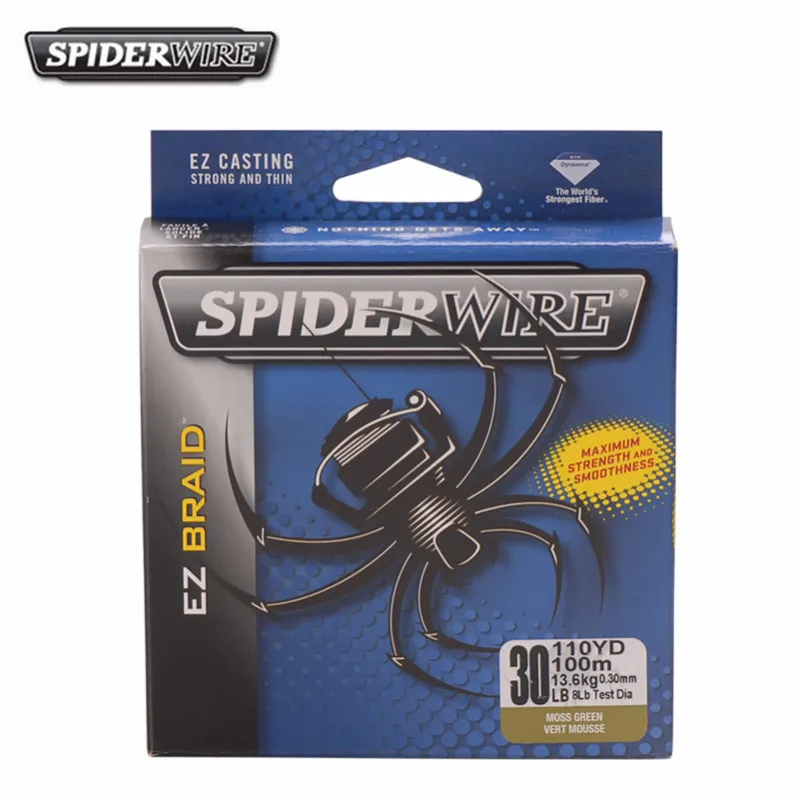 Рыболовная Леска Spiderwire EZ PE леска 100 м плетеная рыболовная с 4 прядями многонитевая