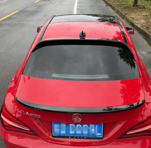 Для Benz CLA W117 спойлер на крыше 2014 2017 Высококачественный ABS Материал заднее стекло