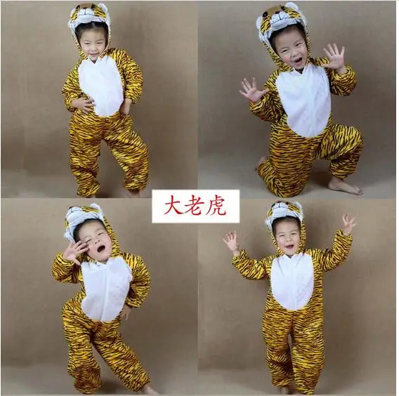 Детский костюм для косплея TPRPCO 1 шт. динозавра тигра слона комбинезон на Хэллоуин