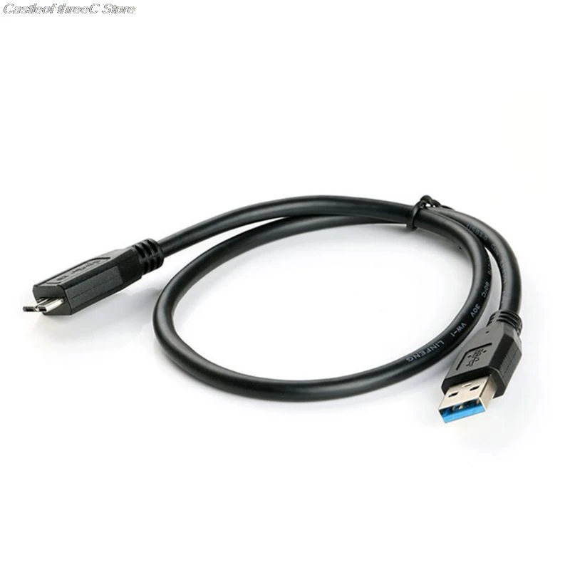 30CM Black Mini Portable USB 3.0 Male A To Micro B Data Cable Cord Lead Wire For External Hard Drive Disk | Компьютеры и офис