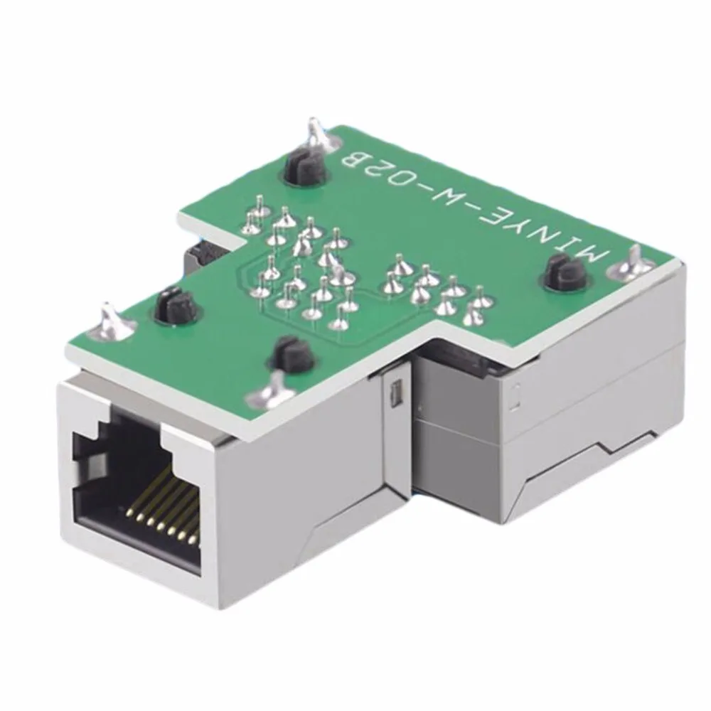2 шт. RJ45 Ethernet LAN Сетевой кабель Y сплиттер 3 Порты Кабельный соединитель от 1 до