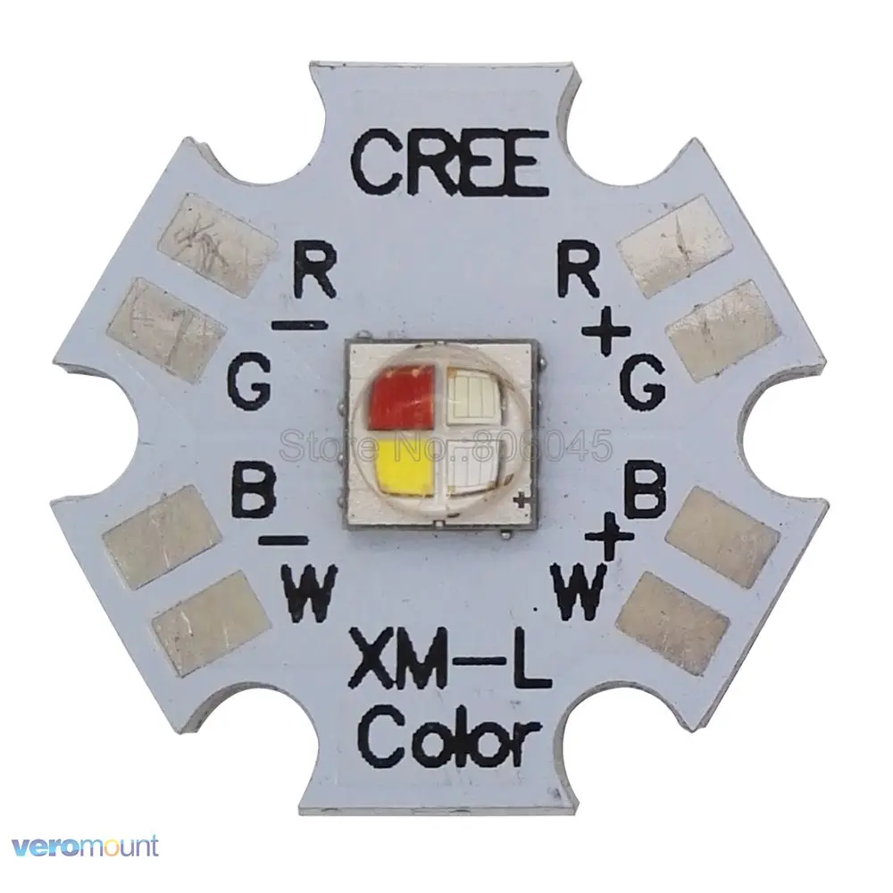 5 шт./лот! Cree XLamp XM L XML RGBW RGB белый или теплый цвет 12 Вт светодиодный излучатель