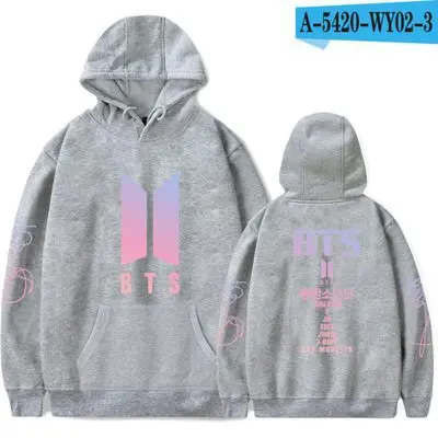 Kpop2018 новый корейский вариант с капюшоном Толстовка моды цвет букв для обувь