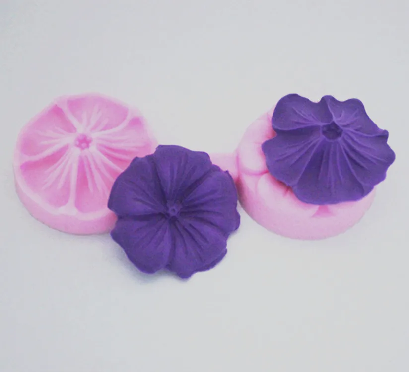 Новая силиконовая форма с 3D рисунком цветов (случайный цвет) FM030|silicone mold|mold patternmold