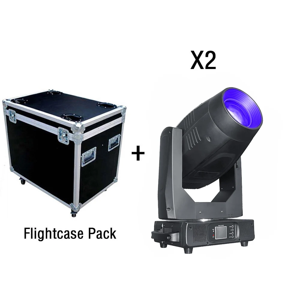 Flight Case Pack 2 шт./лот профиль обрамление этап Moving головной свет 550 Вт светодиодный Электронные пятна Zoom профиль 5в1 DJ диско оборудование вечерние бар свет - Цвет: Flight Case Pack