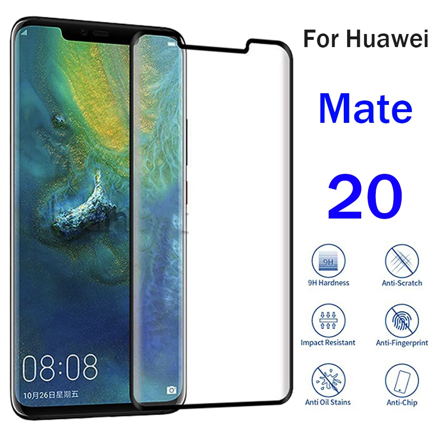 3D Защитное стекло для Huawei Mate 20 Lite Pro Verre закаленное Huavei Mate20 коврик 20Pro Light Tremp