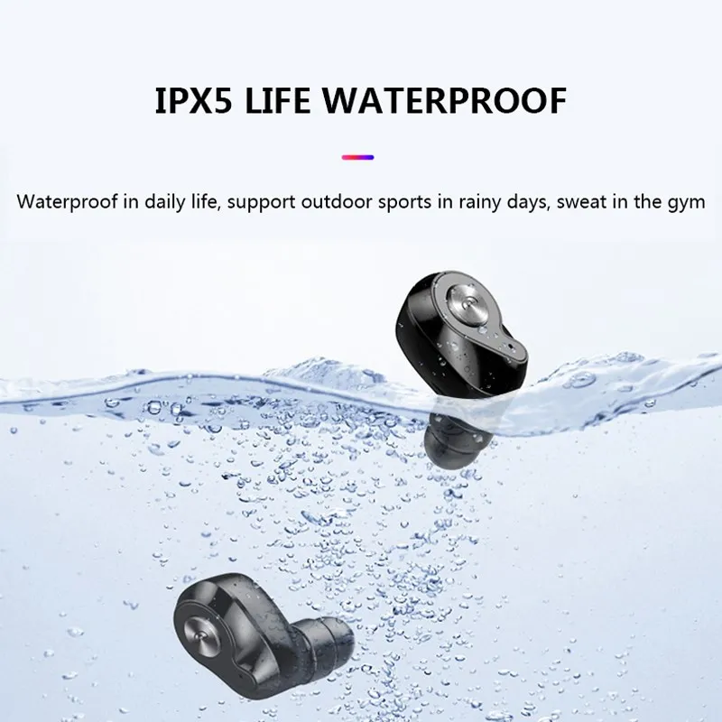 HATOSTEPED Bluetooth наушники беспроводные IPX5 водонепроницаемые 2600 мАч Fone de ouvido