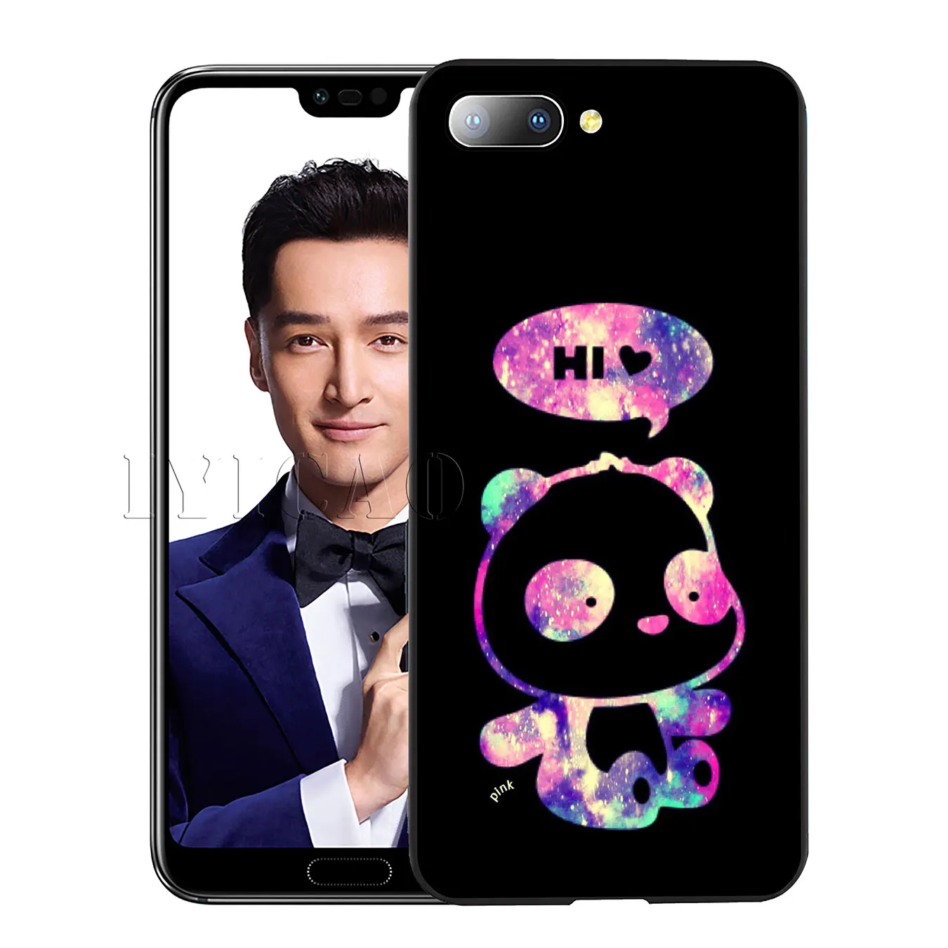 Iyicao Милая панда любовь силиконовый мягкий чехол для Huawei Y7 Y6 Prime Y9 2018 Honor 8C 8X8 9 10 Lite 6A
