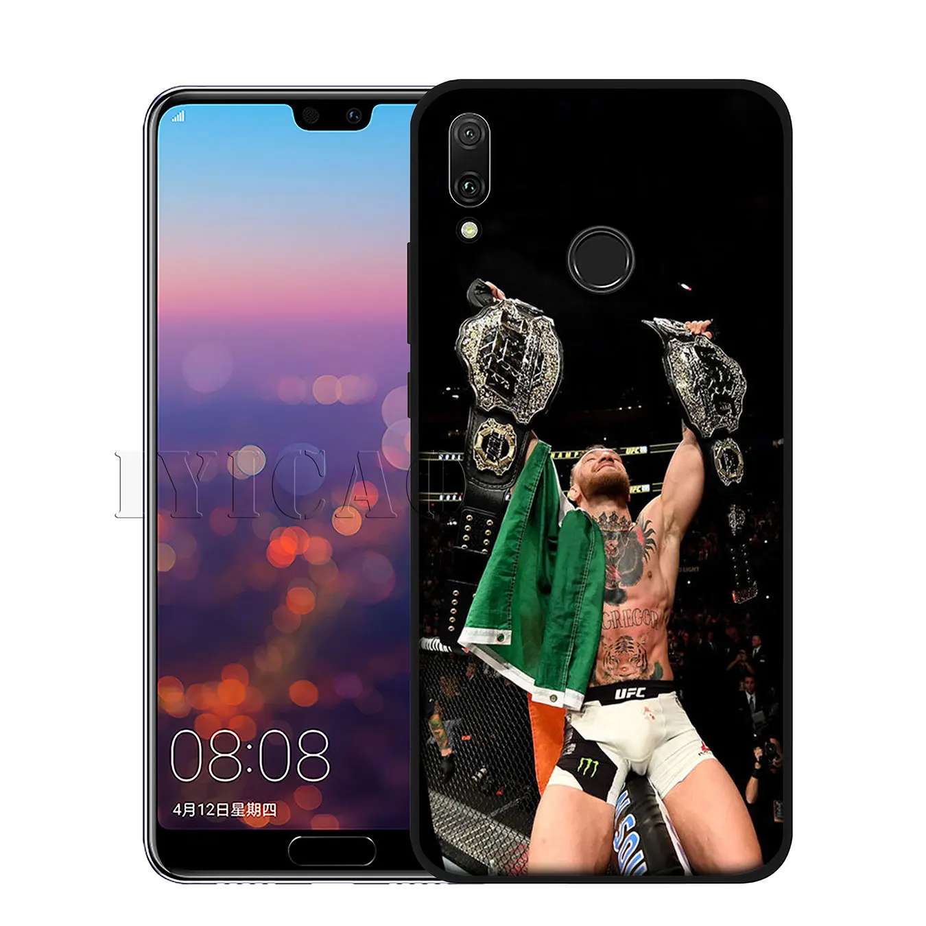 8 IYICAO Conor McGregor UFC высококачественный силиконовый мягкий чехол для huawei Y7 Y6 Prime Y9 Honor 8C 8X8 9 10 Lite 6A 7C 7X 7A Pro - Цвет: 8