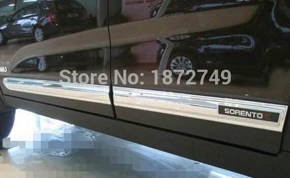 

2013 2014 для KIA Sorento ABS хромированные боковые молдинги боковые двери