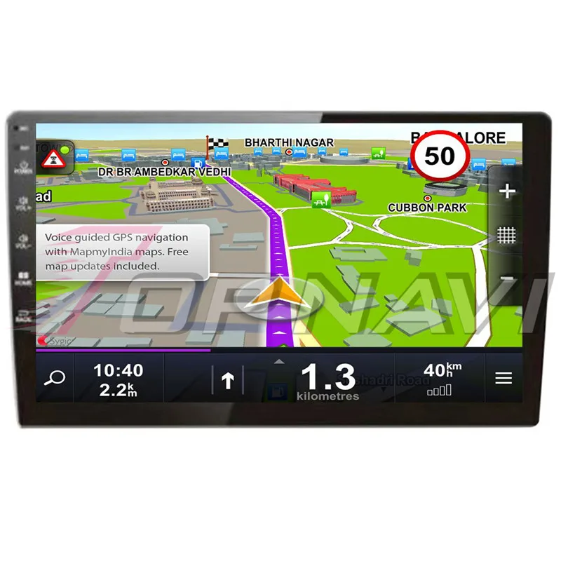 Авто GPS навигация для флип регулировки Универсальный Android 8 1 Topnavi автомобиль 10 2