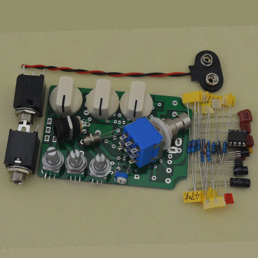 Набор педалей для гитары Overdrive DIY с коробкой 1590B и педалью ICTL082CP OD1 R9 | Спорт