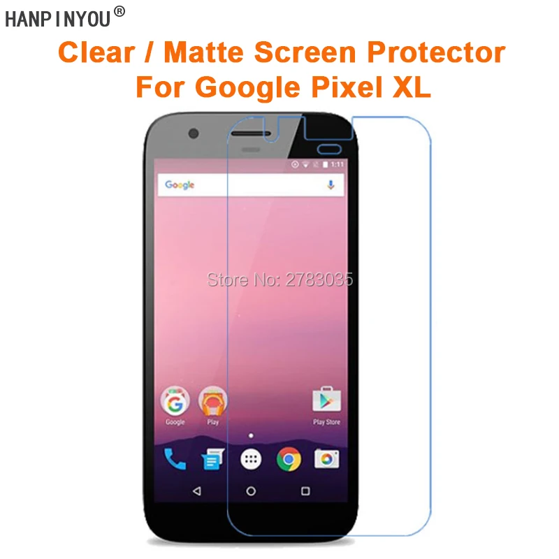 Защитная пленка для Google Pixel XL прозрачная/Антибликовая матовая экрана HD 5 дюйма (не