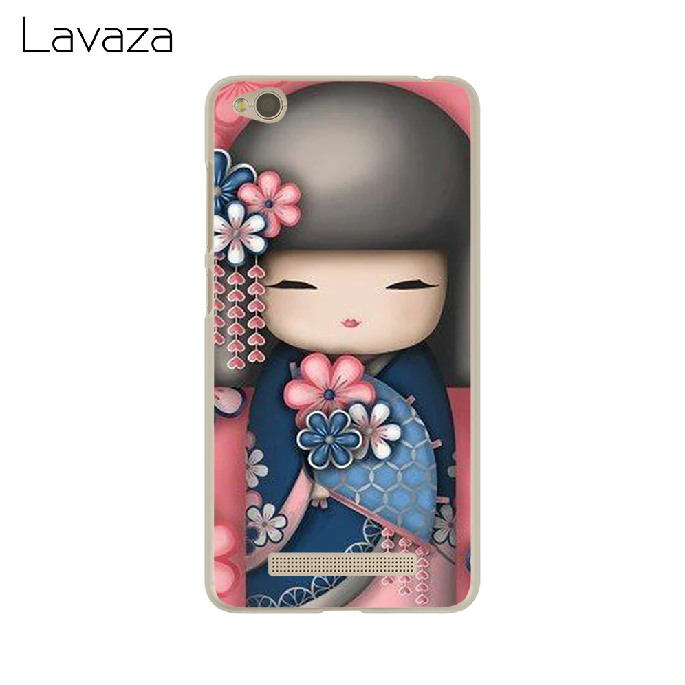 Lavaza Детская короткая футболка с героями из японского Kokeshi чехол для телефона Xiaomi