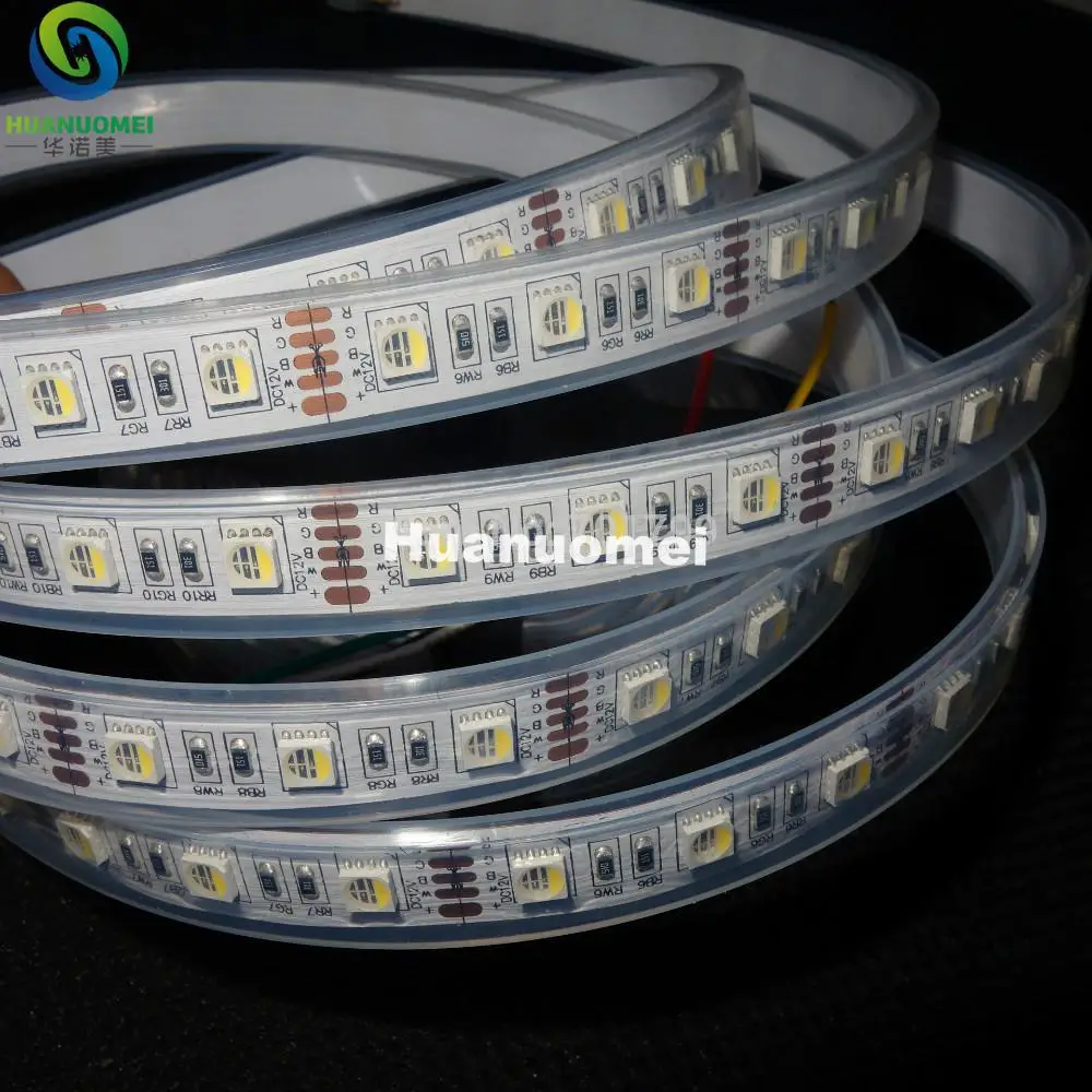 Новая светодиодная лента 5050 SMD 4 в 1 RGBW(6500K) 60 светодиодов/м вход 12 В постоянного