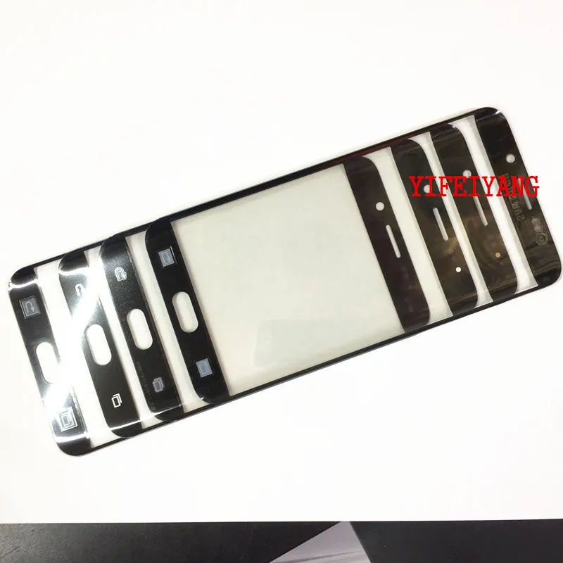 Замена передней внешней стеклянной линзы сенсорного экрана ЖК-дисплея Samsung Galaxy s6 edge plus G928, качество A, 10 штук