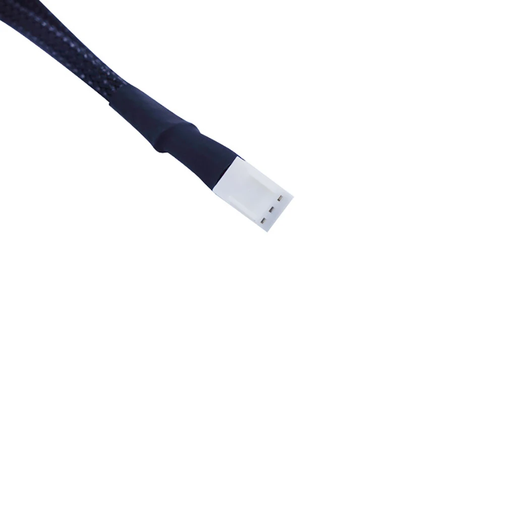 1 шт. 20 см 3 Pin CPU y разветвитель двойной силовой кабель с рукавами корпус компьютера
