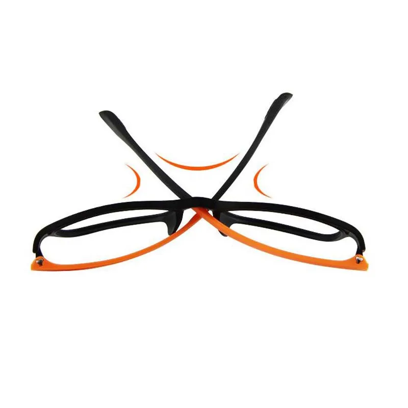 

Ultra-Light New Arrival TR90 Steel Frame Rectangle Clear Glasses High Quality men and women Myopia Frame glasses frame 1322