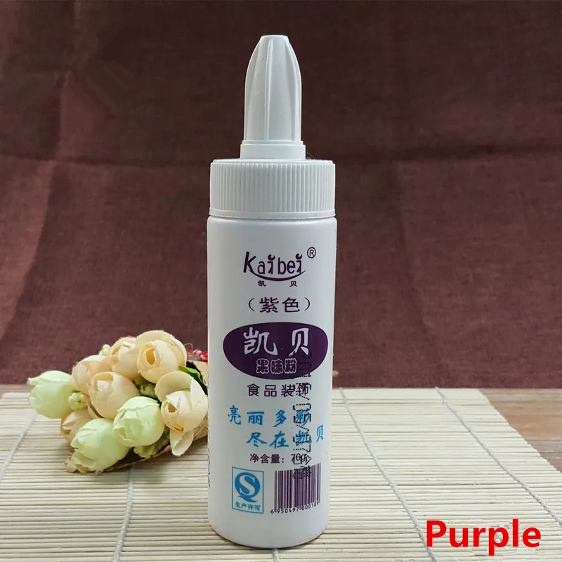 Purple WOWCC еда цвет ing 1 шт. фруктовый порошок Макарон ручной работы мыло десерт декоративные еда цвет торт украшения инструменты для помадки - Цвет: Purple
