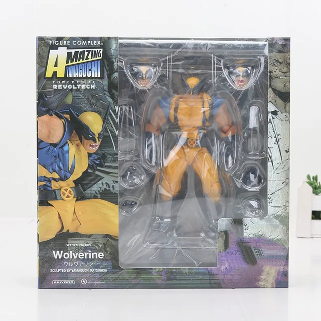 Wolverine with box Marvel Мстители ARTFX Веном Карнаж Черная пантера Росомаха, Тор анти-герой Коллекция Модель Фигурки для детей Рождество - Цвет: Wolverine with box