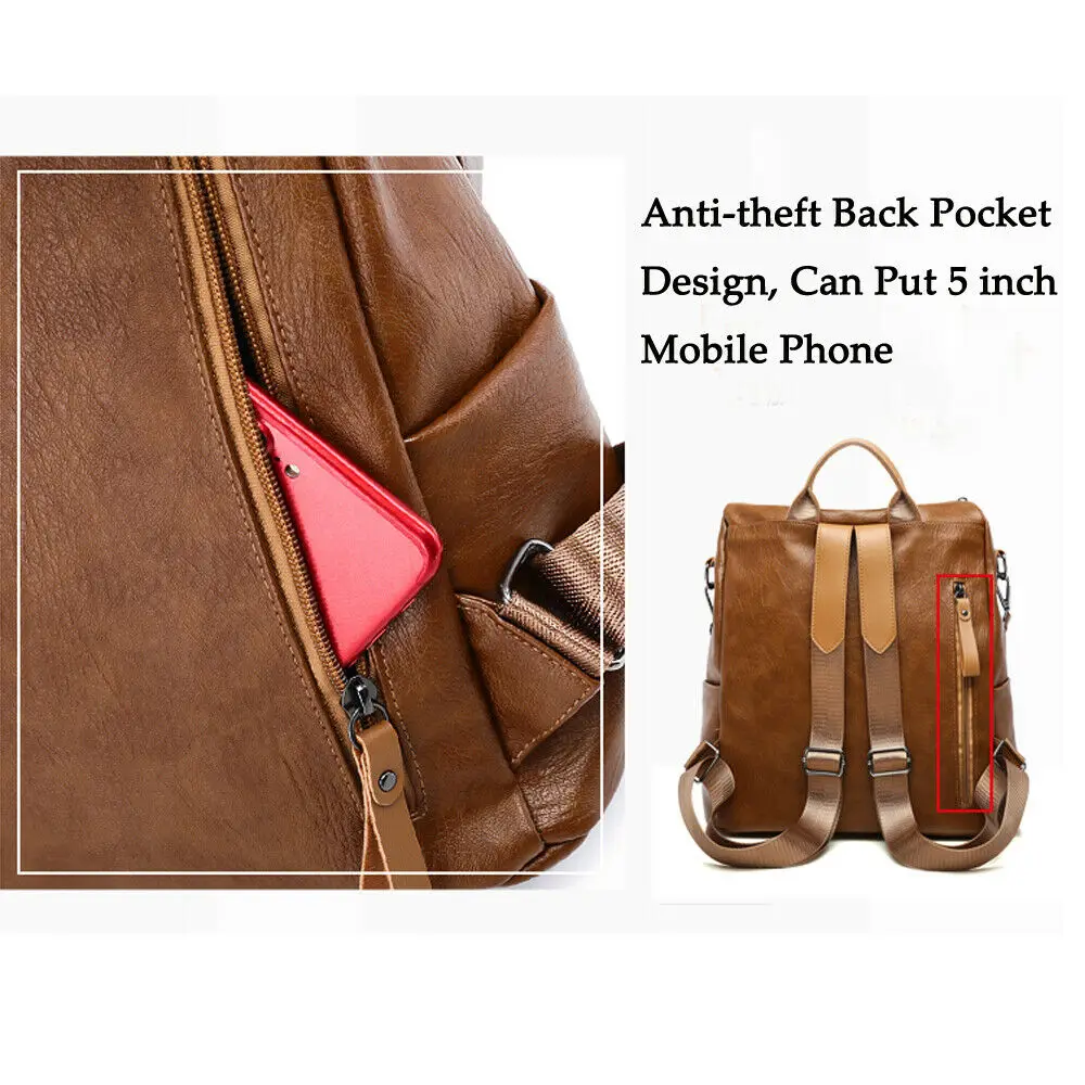 Роскошный брендовый дизайнерский женский рюкзак с защитой от кражи из