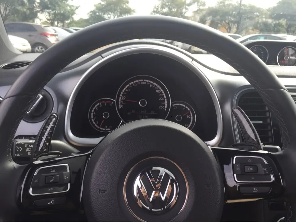 1 пара карбоновое рулевое колесо шифт набор весло расширение для VW Golf 6 Jetta GTI MK6 R R20