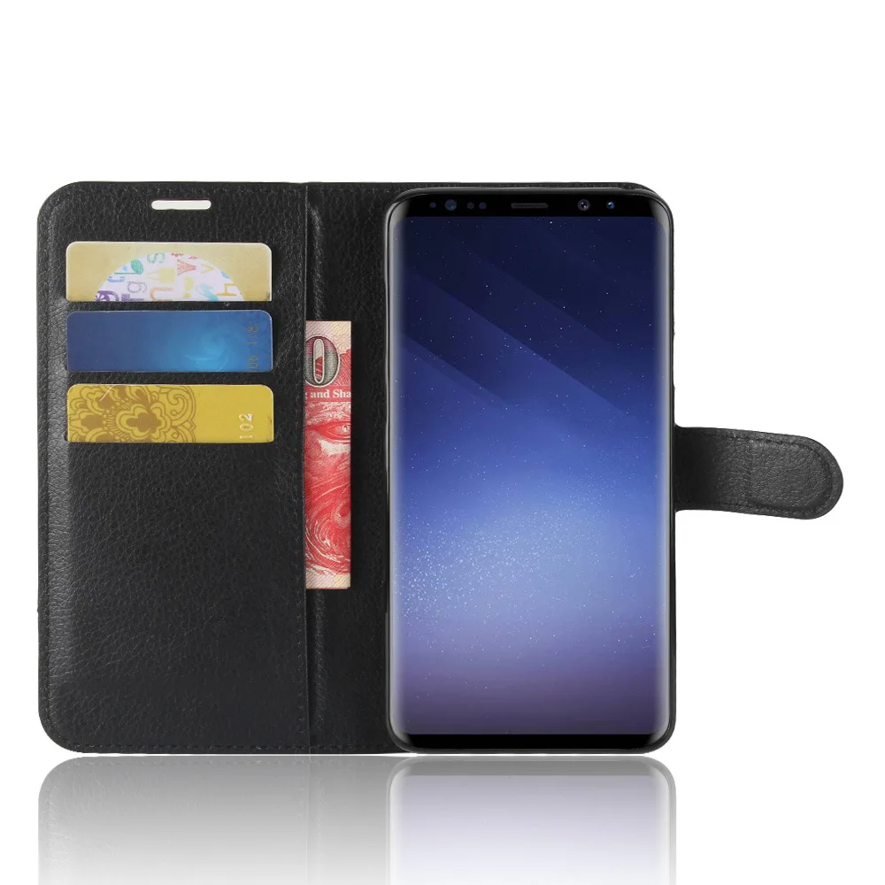 Кошелек из искусственной кожи Coque/чехол для Samsung galaxy S8 S9 Plus A50 M20 Note 9 J7 Neo J5 J3 2016 A3 A5 A7