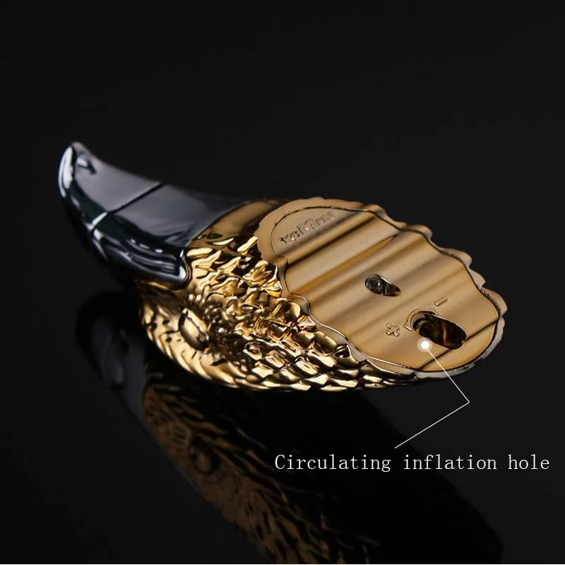 Металлическая зажигалка компактная мини креативная винтажная с орлом гаджеты