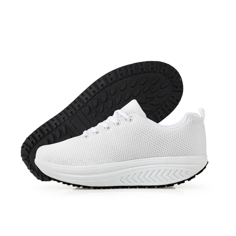 WHEREISART/синяя джинсовая женская повседневная обувь с принтом кроссовки визуально