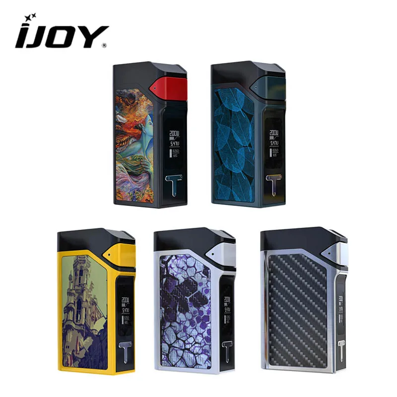 Оригинальный IJOY Solo V2 Pro 200 Вт TC/VW Box Mod создано Двойной 18650 батареи соло только в том