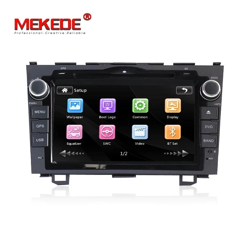 Бесплатная доставка 2Din автомобильный dvd видео плеер радио для Honda CRV C RV 2006 2011 gps