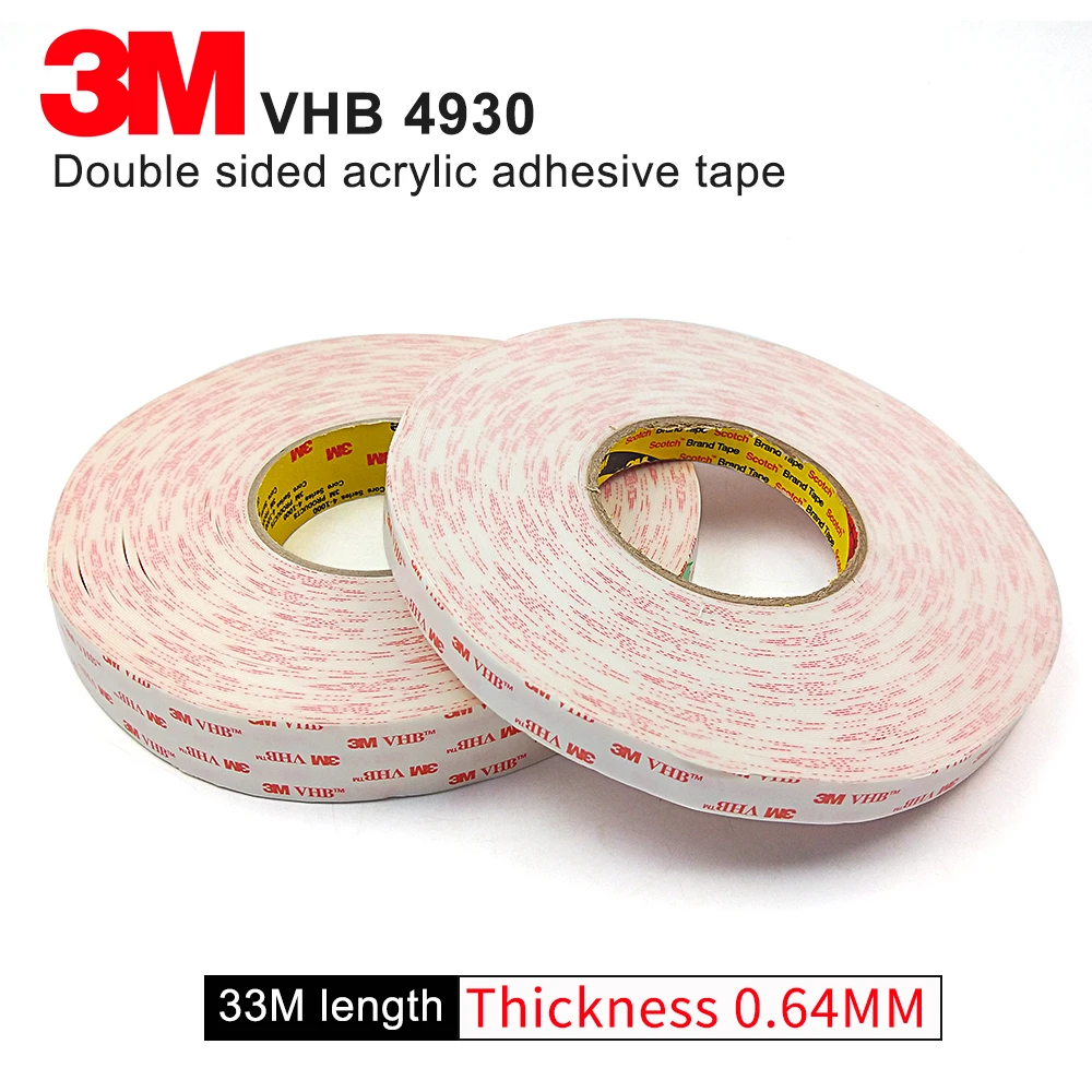 3M VHB 4930 двусторонняя акриловая клейкая лента/водонепроницаемая лента 15 мм * 33 м|tape