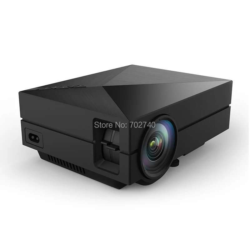 2017 Новый GM60 1000 люмен Мини СВЕТОДИОДНЫЙ Проектор HDMI AV SD USB Видеоигры Кино