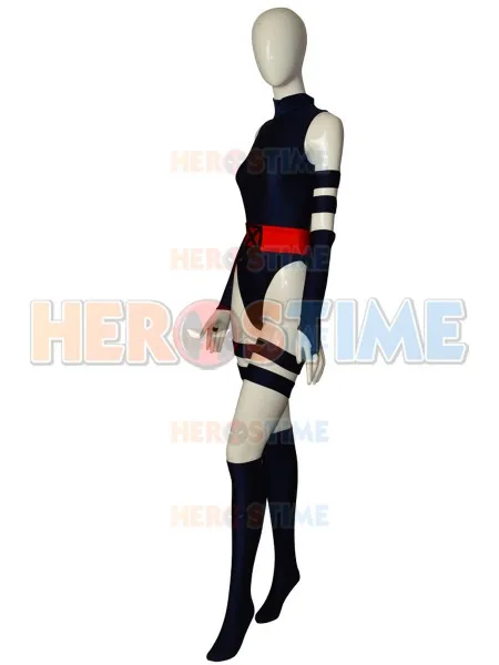 Костюм Psylocke для косплея X men костюм женщин/девушек/женщин Zentai бесплатная