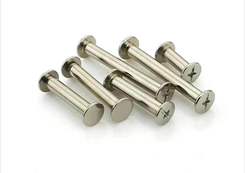 Никелевая книга с покрытием (30 шт./лот) Винт для чемодана. Заклёпка ресниц. Крепеж