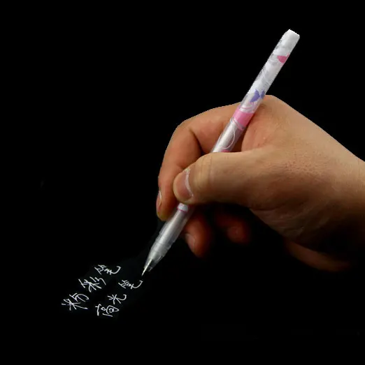12-Piece White Gel Pen for Illustration Deisgn Black Paper Drawing Rocks Painting Adult Coloring Book Sketching Pens | Канцтовары для