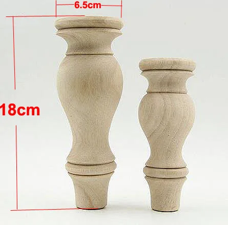

4 шт./лот 18x6,5x6,5 см мебель из массива дерева, тумба для телевизора