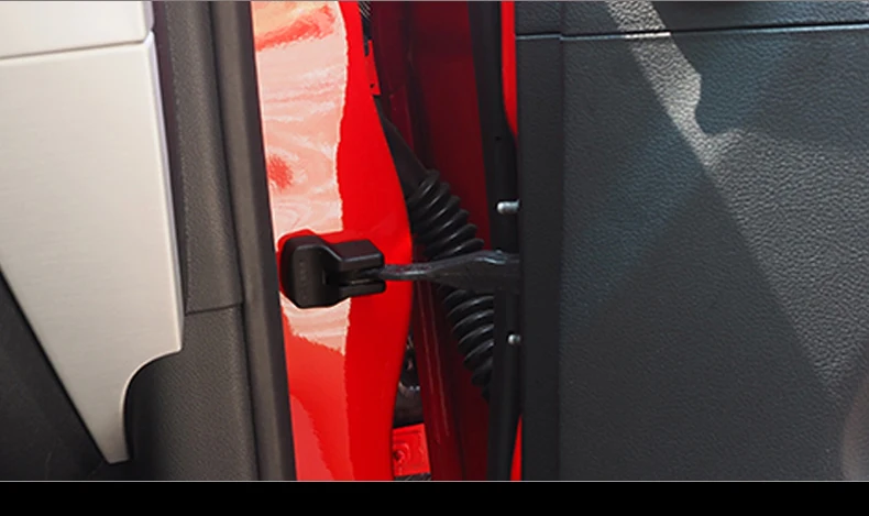 QHCP контрольный рычаг двери Крышка для FORD MUSTANG- дверная пробка ARRESTER крышка чехол защитная скоба с шарниром щит