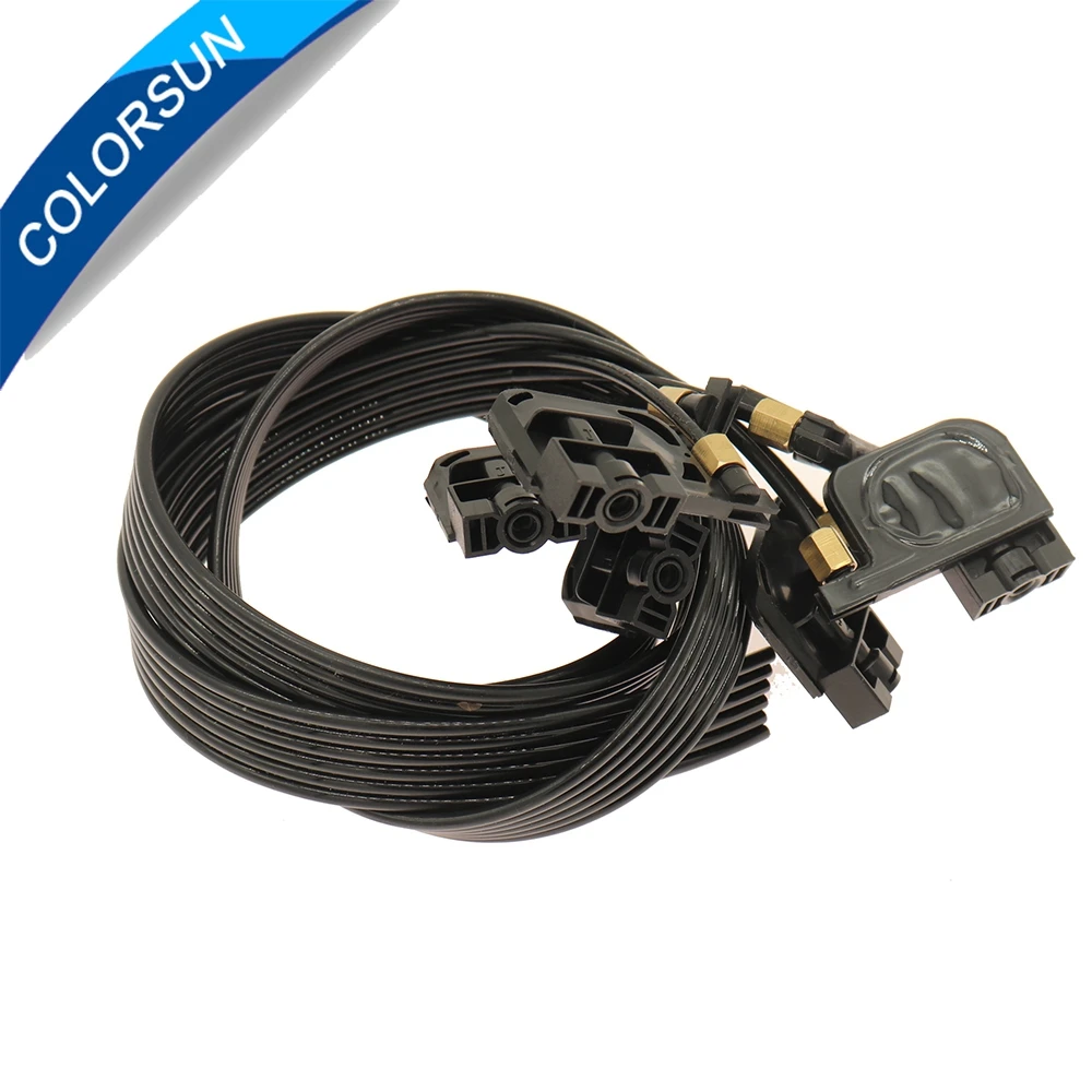 6 цветов 120 см заслонка чернил с трубопроводом для Epson R330 R290 T50 L800 1390 УФ принтер УФ-заслонка с трубопроводом для фильтрации чернил