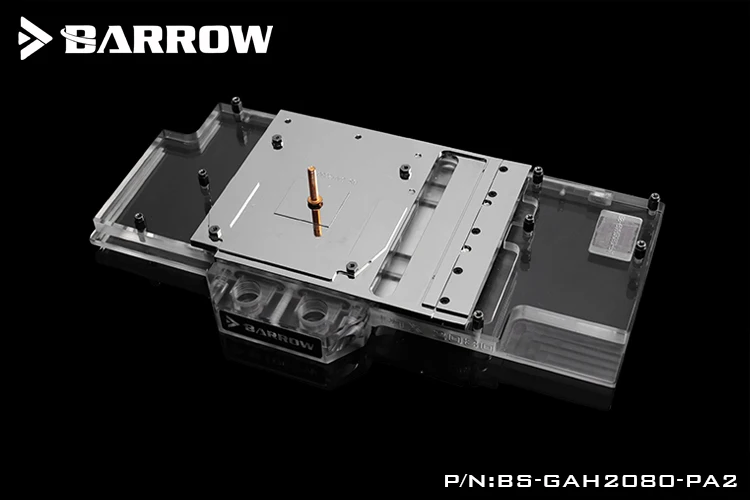 Блок для воды BARROW GALAXY RTX 2060/2070 GAGMER /GAINWARD 2070 8G/2080 OC/Поддержка оригинальной задней