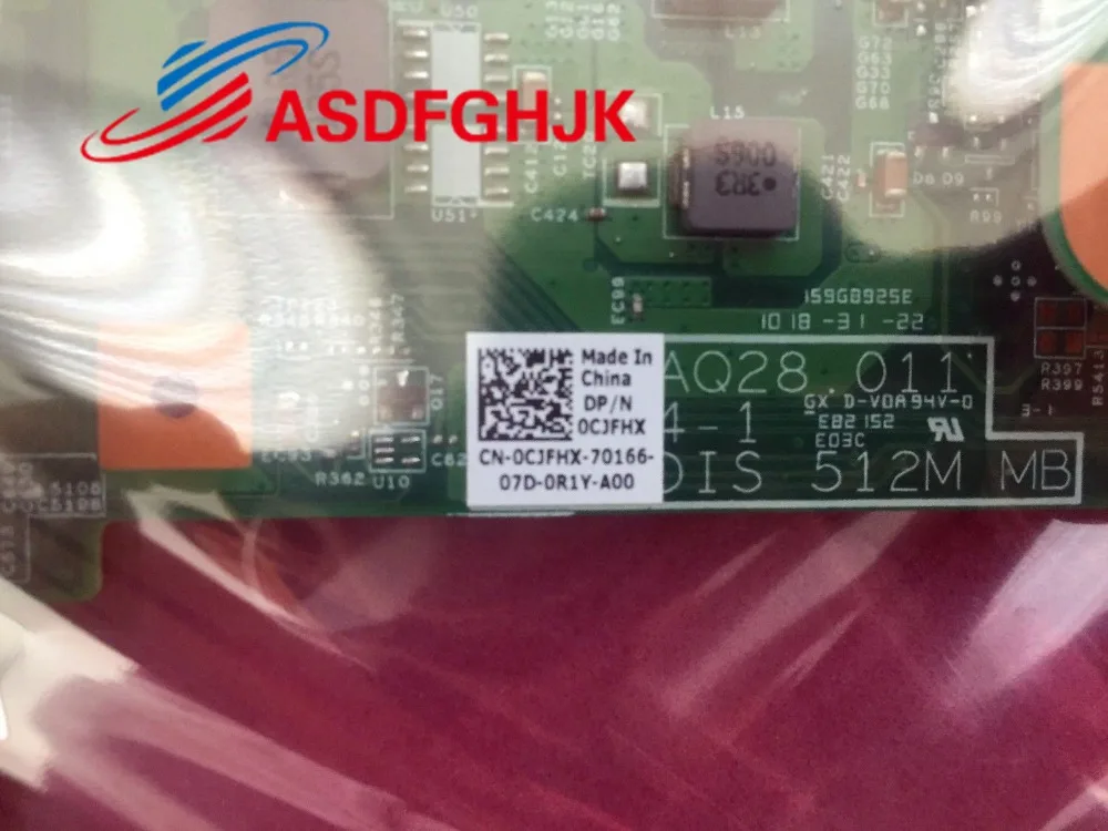 Original FOR Dell Inspiron 1545 Laptop Motherboard System CJFHX 0CJFHX 100% TESED OK |