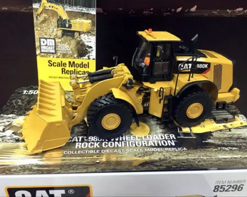 Гусеница Cat 980 K колесный погрузчик рок конфигурации 1/50 масштаб металлические