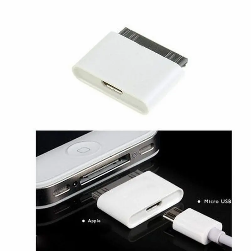 Штекерный переходник для док-станции с разъемом Micro USB 30pin iPhone 3GS 3G 4 4S iPad 1 2 iPod |