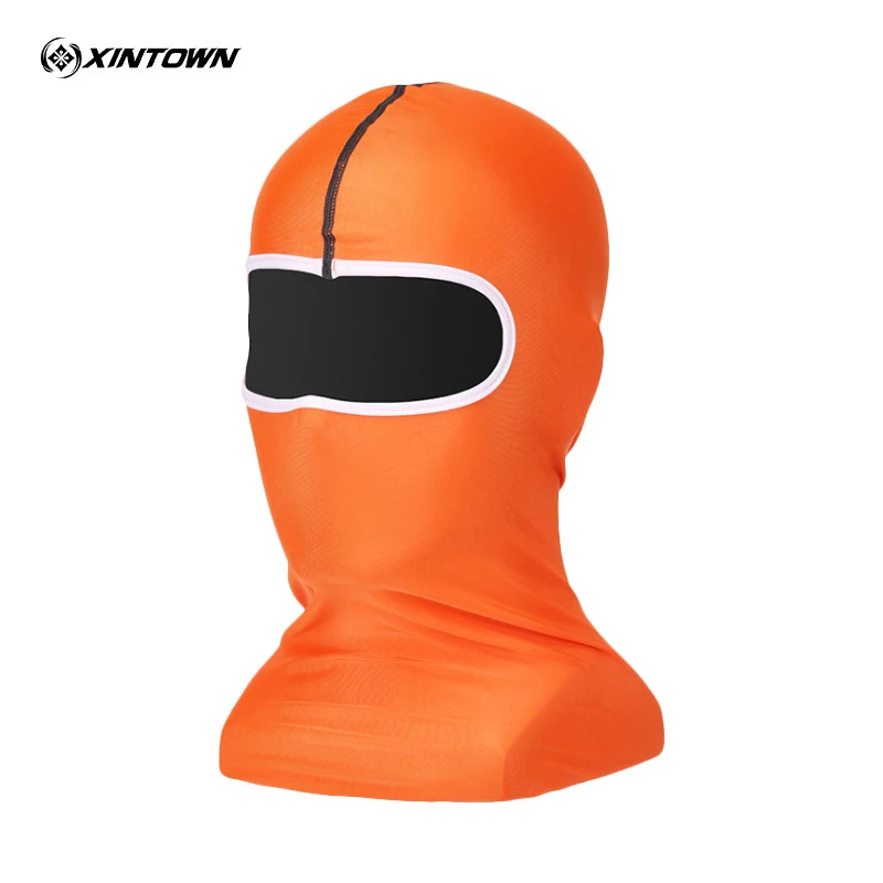 orange XINTOWN теплая велосипедная шапка, маска для лица, 3 сезона, волшебный шарф, капюшон, чехол для мужчин и женщин, велосипедная Ветрозащитная маска - Цвет: orange