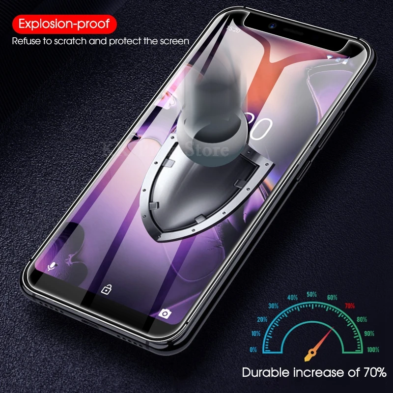 Закаленное стекло для телефона UMIDIGI A3 Pro 2 шт. защита экрана закаленное 5 7