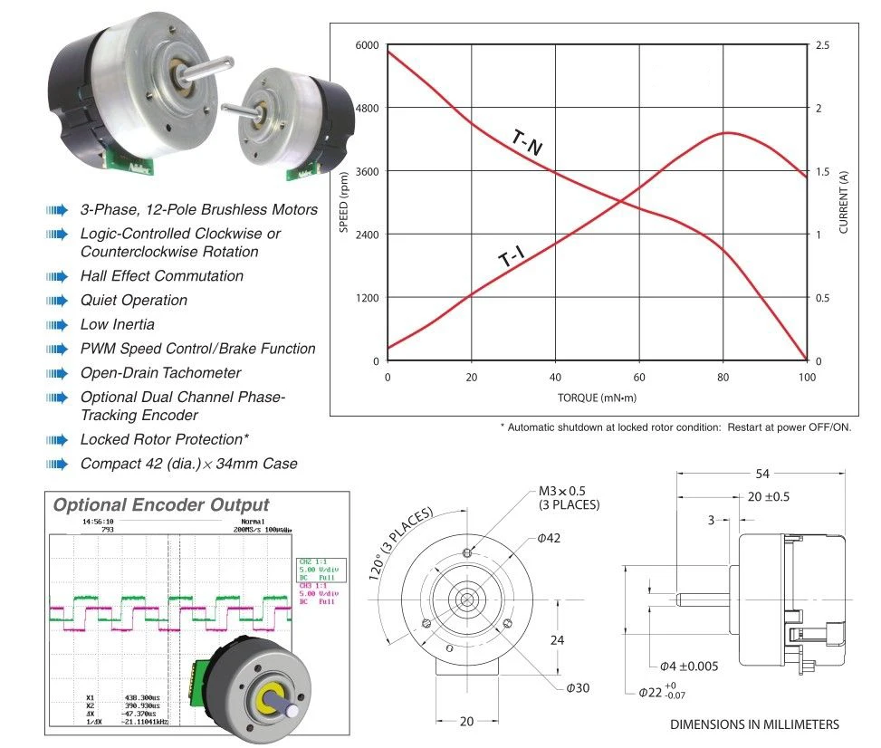 BLDC Nidec 24H677 PWM DC 12 В безщеточный Вт/внутренний драйвер ШИМ регулировки скорости