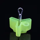 Защитные чехлы для тройных рыболовных крючков 20 шт.лот Желтые Пластиковые чехлы для тройных рыболовных крючков Размер 1 #-5 #