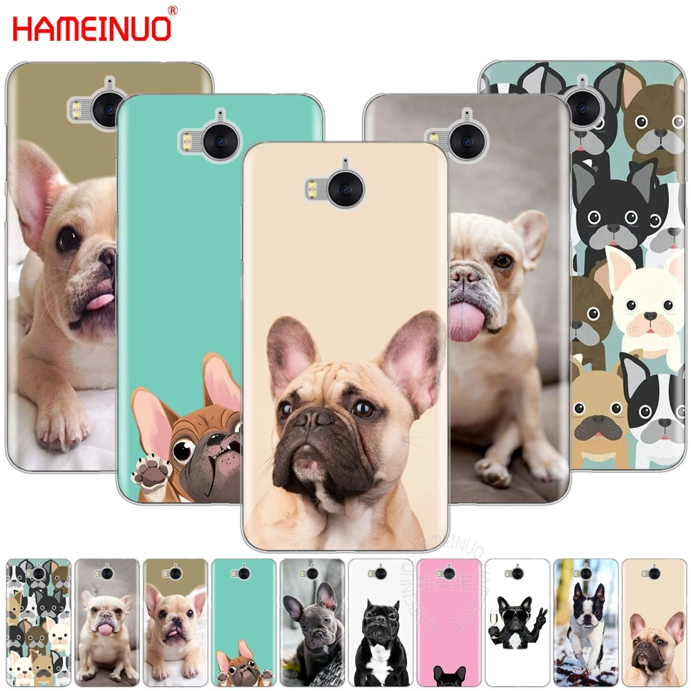HAMEINUO чехол для сотового телефона с французским бульдогом huawei honor 3C 4X 4C 5C 5X 6 7 Y3 Y6 Y5 2