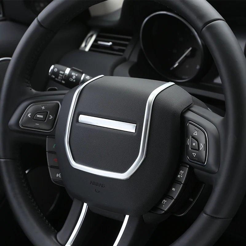 Для Land Rover Range Evoque Аксессуары для интерьера 2012 2017 ABS хром руль декоративные полосы