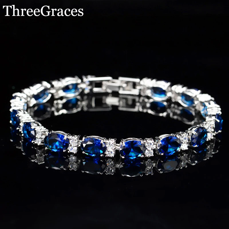 ThreeGraces Классический белый золотой цвет овальной огранки высокое качество